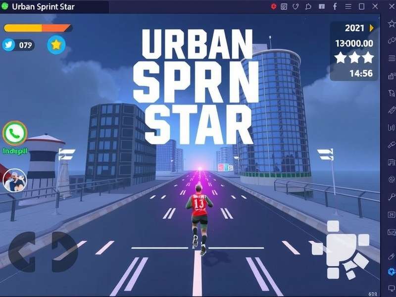Urban Sprint Star Gameplay in Indian City